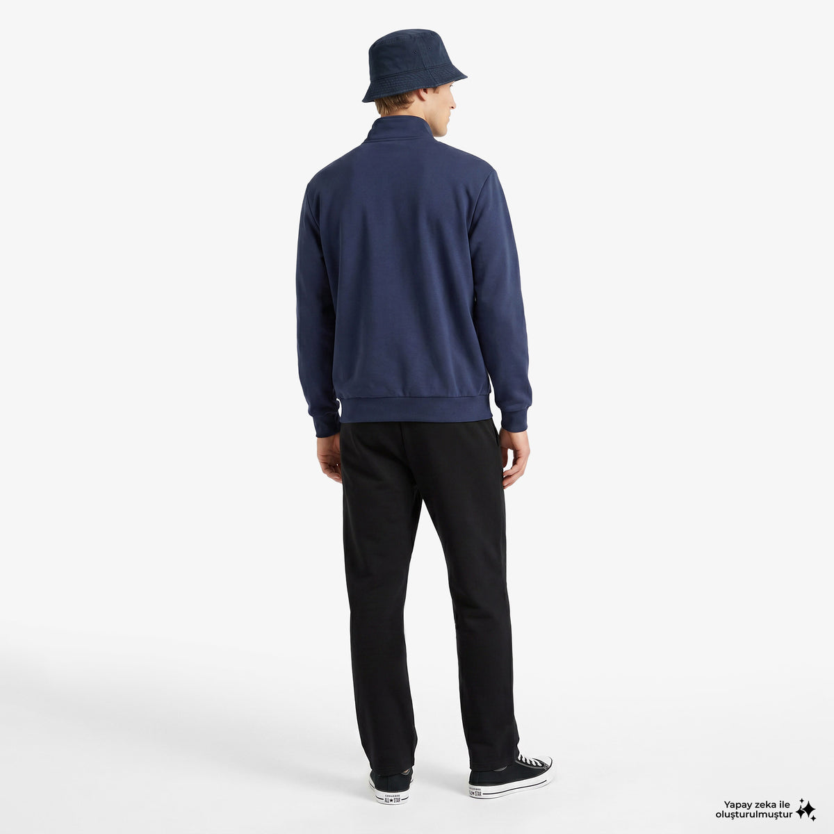 Karl Kani Signature Oversized Troyer Erkek Mavi Ceket