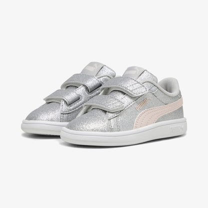 Puma Smash 3.0 Glit Glam V Bebek Gri Spor Ayakkabı