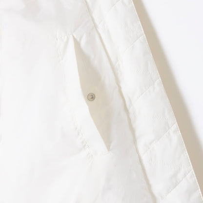 Lacoste Kadın Regular Fit Kapüşonlu Beyaz Şişme Mont