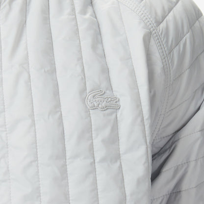 Lacoste Erkek Relaxed Fit Fermuarlı Gri Bomber Ceket