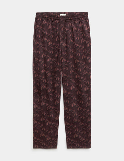 Pamuklu Desenli Pijama Altı