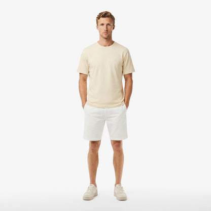 Lacoste Erkek Regular Fit Bisiklet Yaka Bej T-shirt