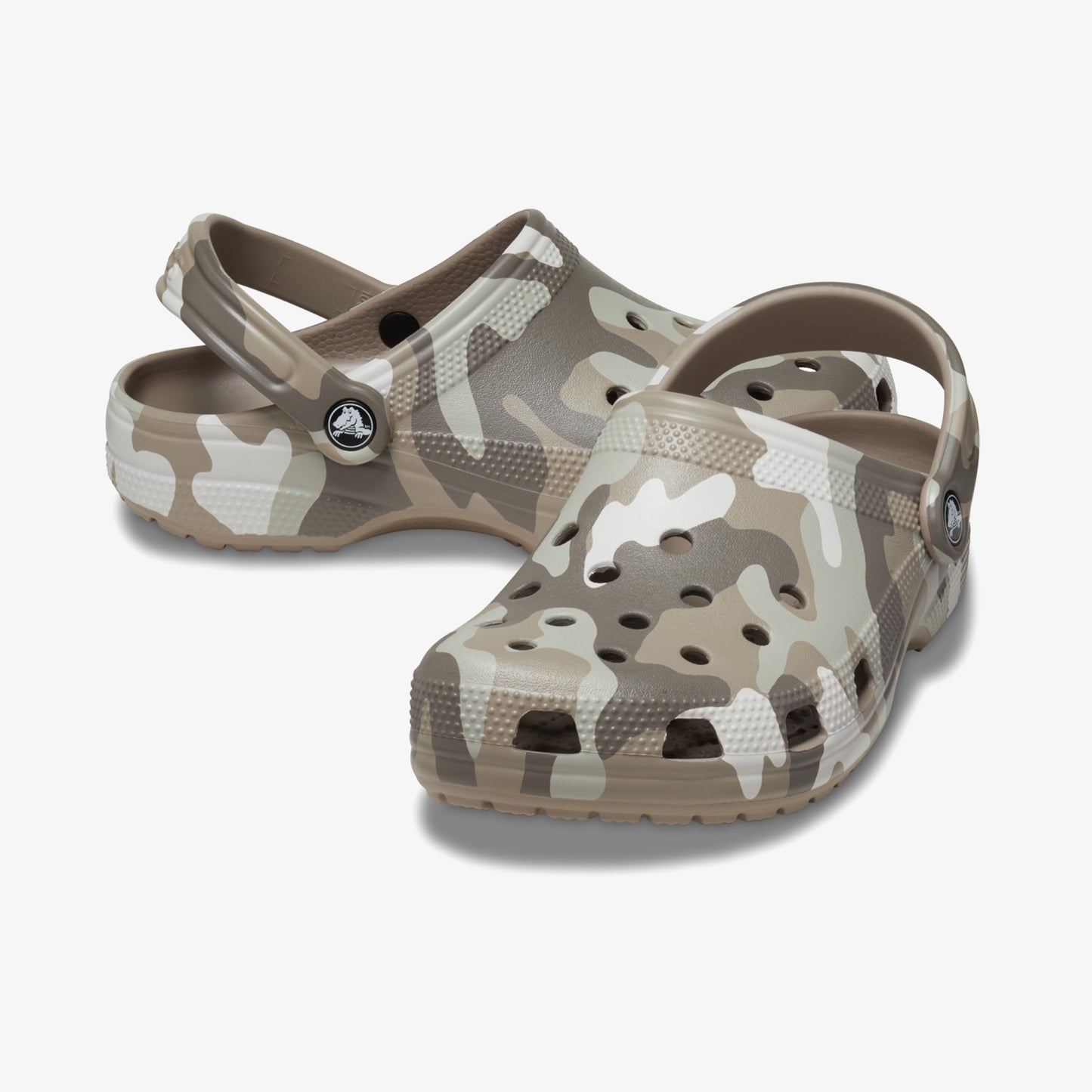 Crocs Classic Printed Camo Erkek Krem Terlik