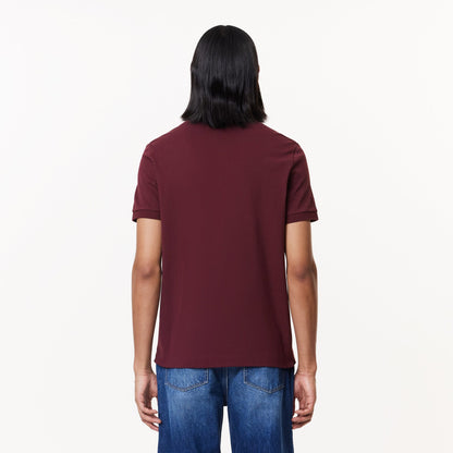 Lacoste Paris erkek Regular Fit Bordo Polo