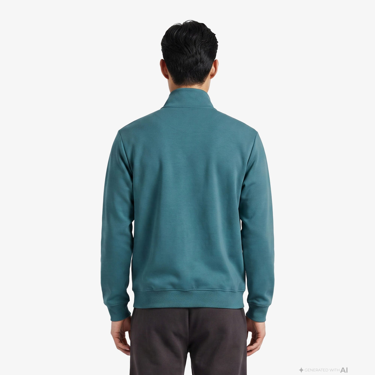 Unıted4 Regular Fit Erkek Yeşil Sweatshirt
