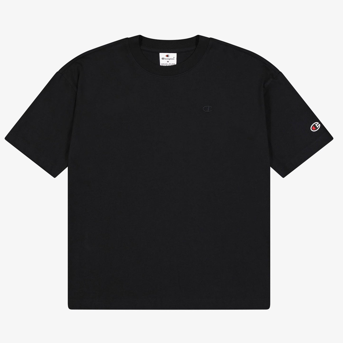 Champion Crewneck Ss Kadın Siyah T-shirt