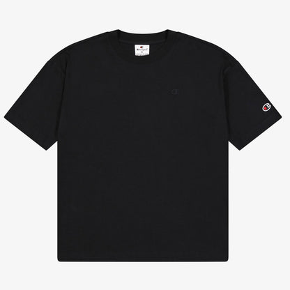 Champion Crewneck Ss Kadın Siyah T-shirt