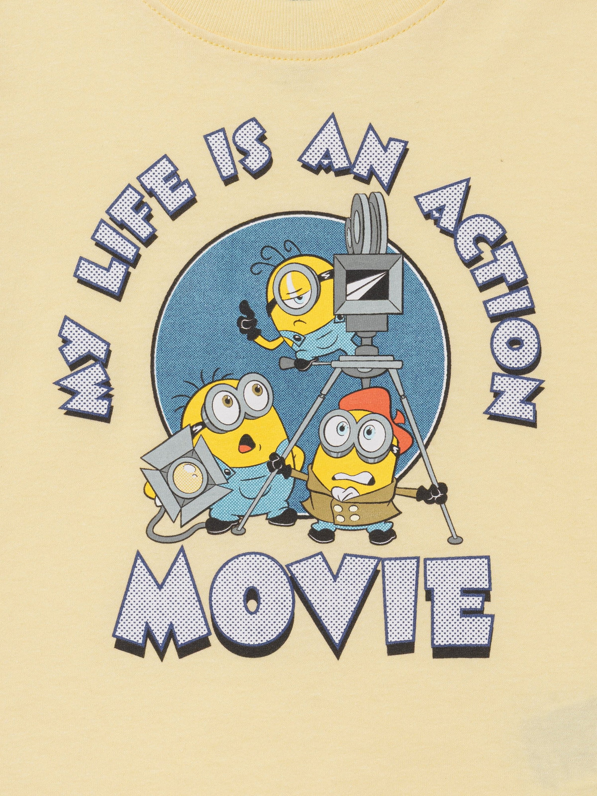 Sarı Minion Grafik Baskılı T-shirt