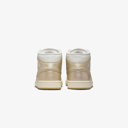 Nike Air Jordan 1 Mid Se 'hoops Gold Pac' Kadın Sarı Spor Ayakkabı