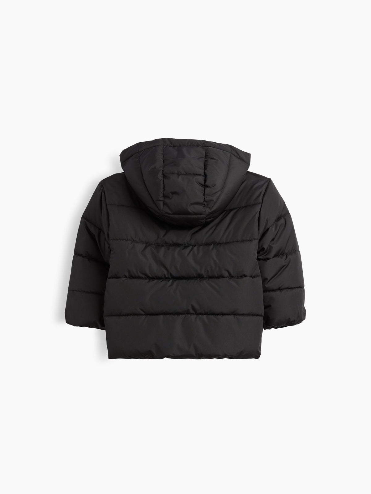 Siyah Puffer Şişme Mont