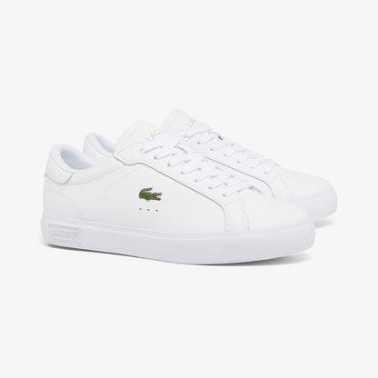 Lacoste Powercourt Leather Kadın Beyaz Sneaker