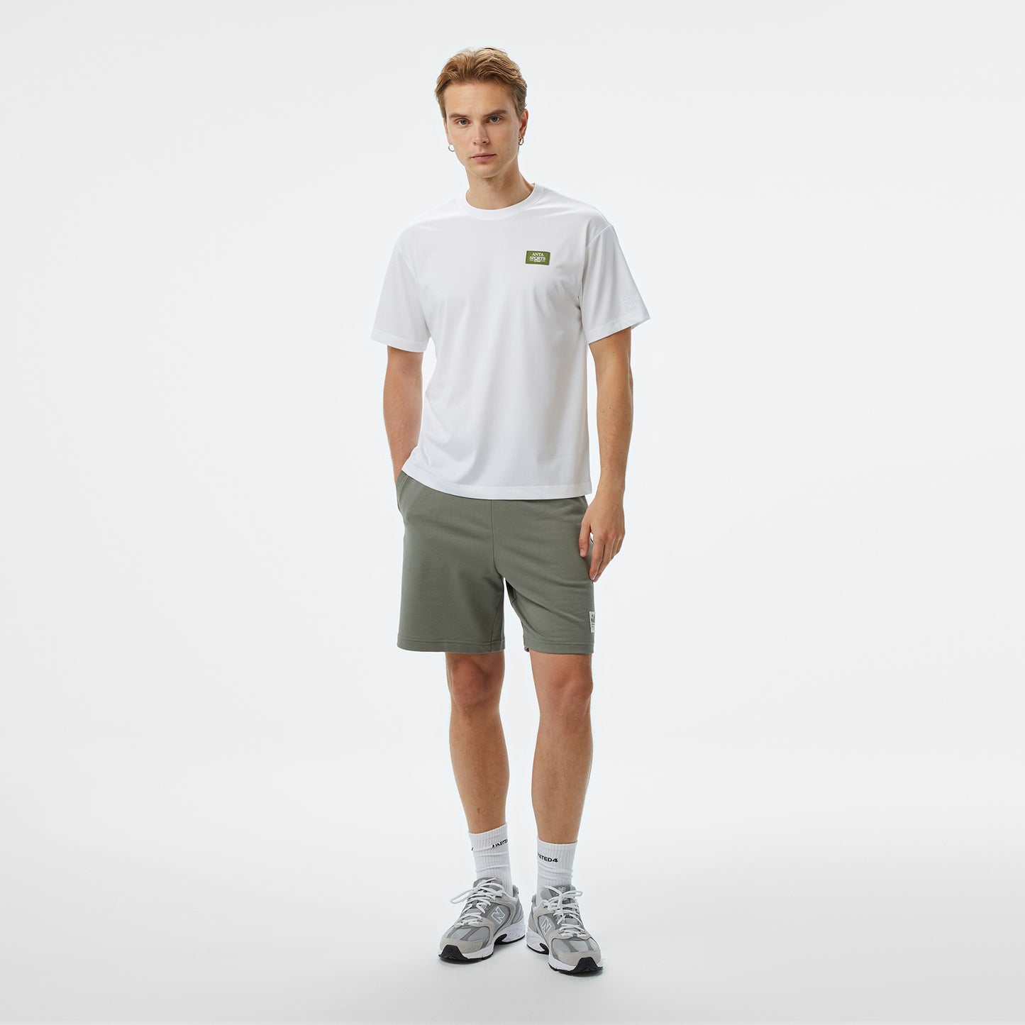 Anta Sports Erkek Beyaz T-shirt