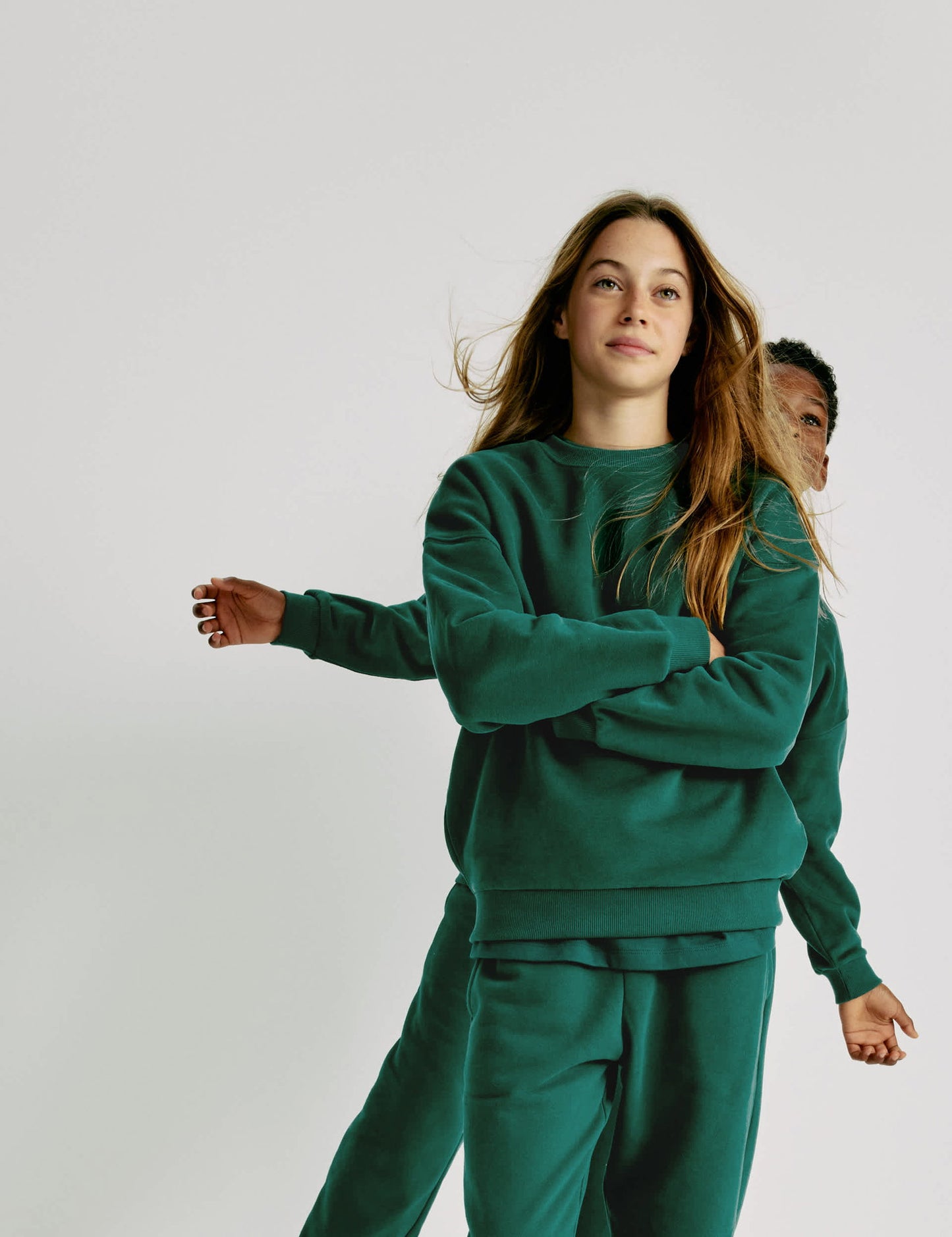 Pamuk Karışımlı Slogan Sweatshirt (6-16 yaş)