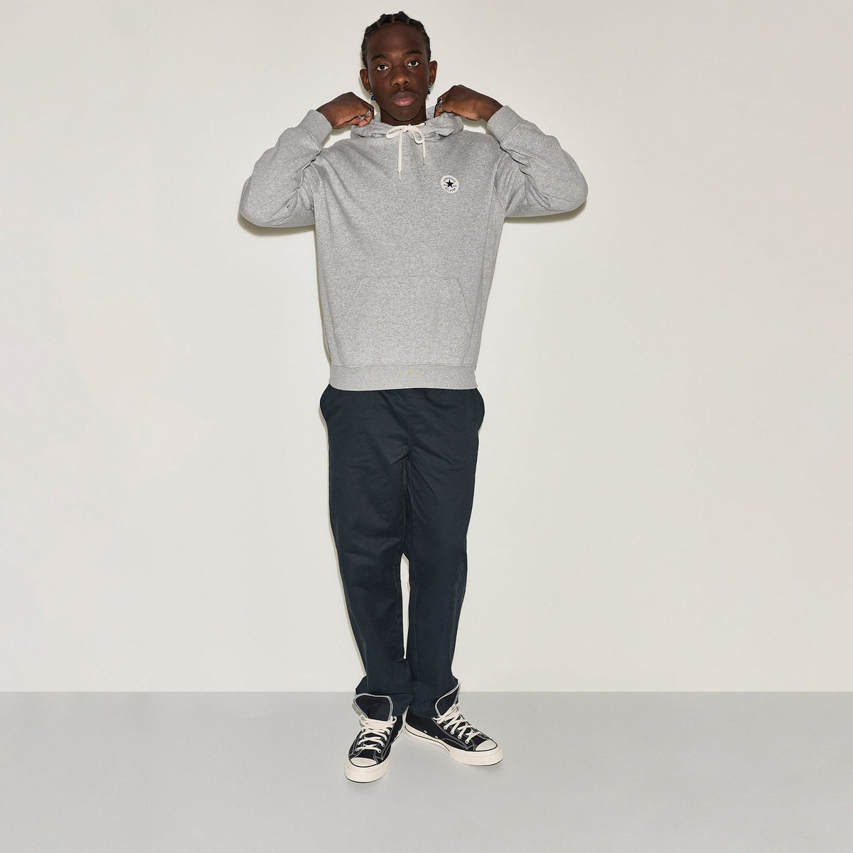 Converse Erkek Gri Sweatshirt