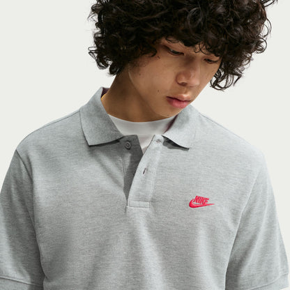 Nike Club Ss Pique Erkek Gri Polo