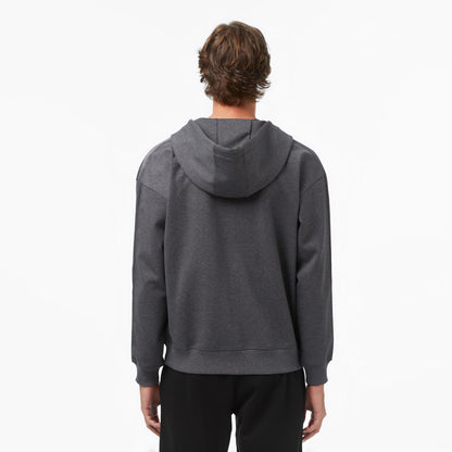 Lacoste Erkek Relaxed Fit Kapüşonlu Gri Sweatshirt
