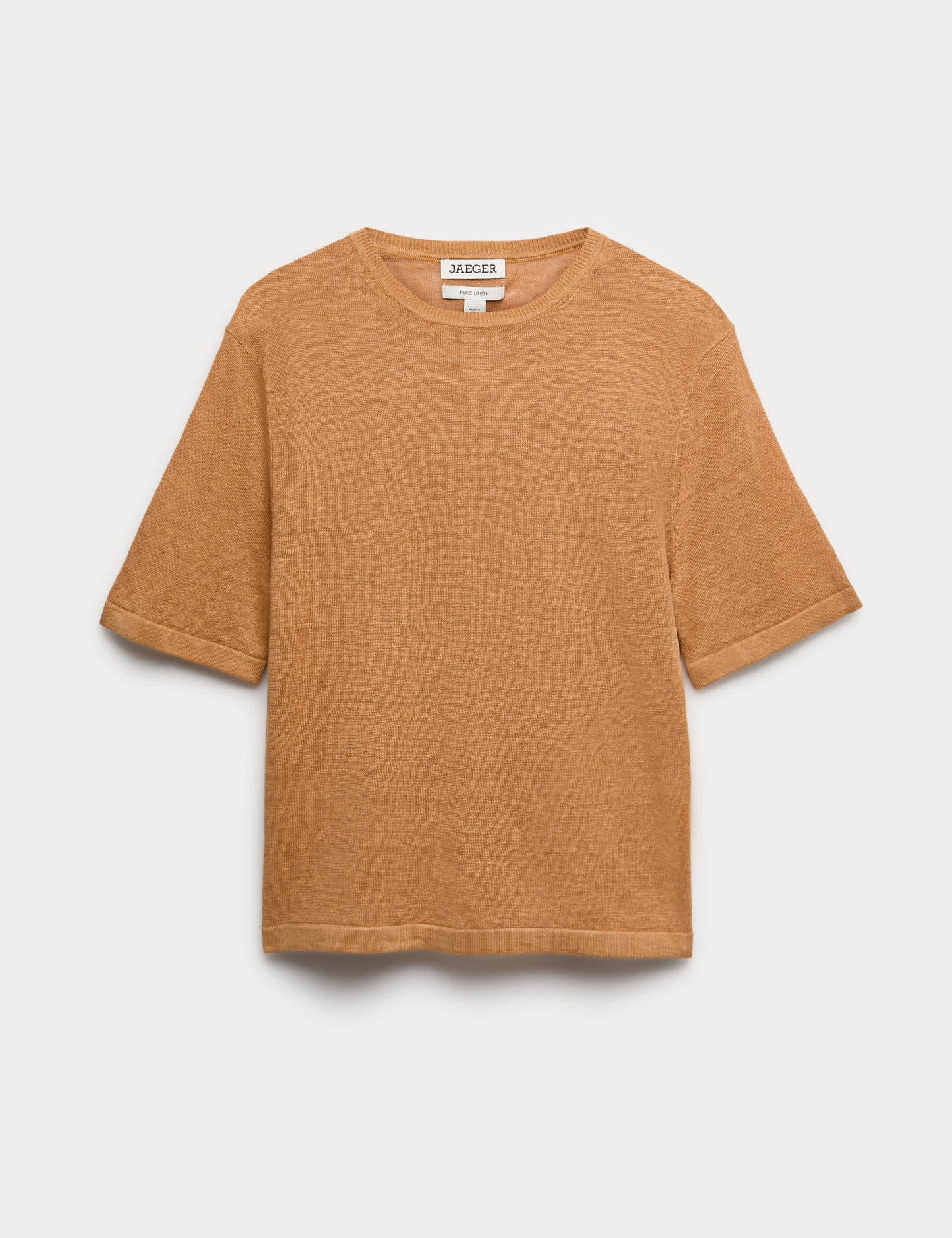 %100 Keten Kadın T-shirt