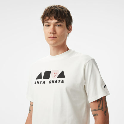 Anta Skate Culture Ss Erkek Beyaz T-shirt