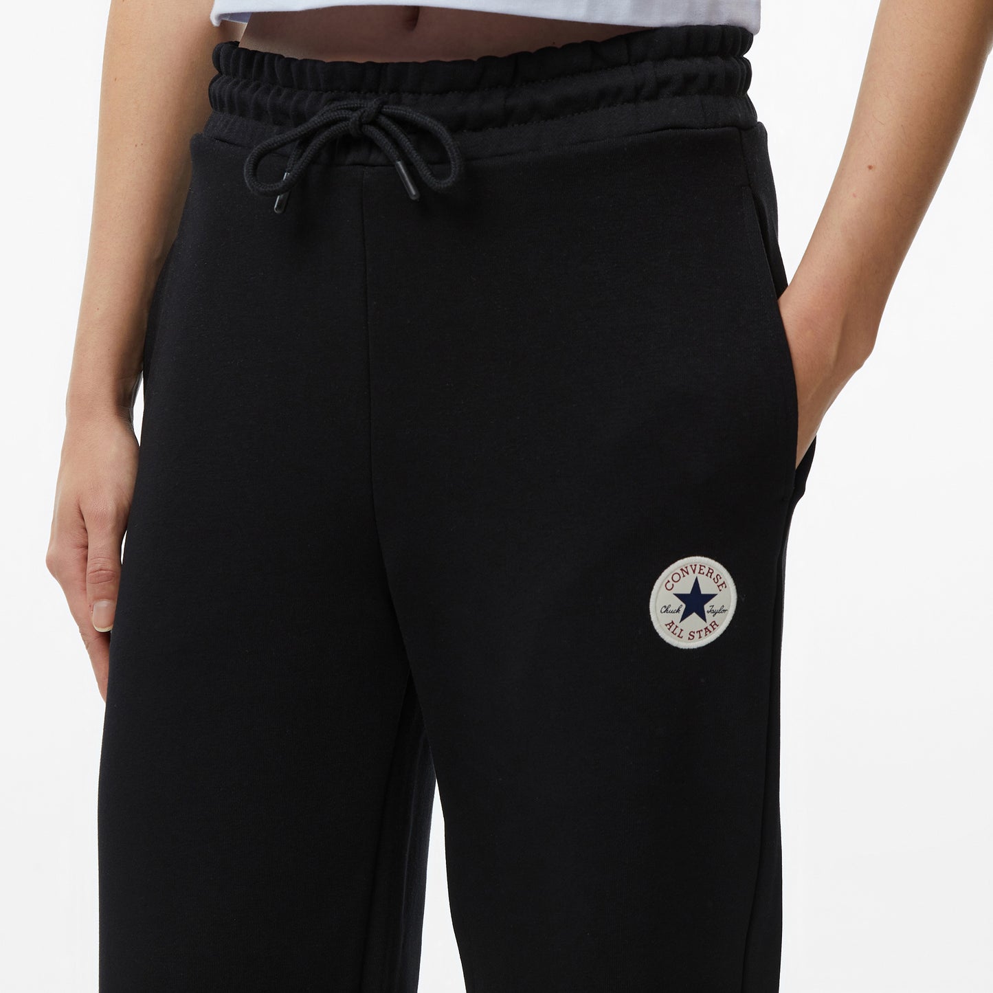Converse Regular Fit Kadın Siyah Eşofman Altı
