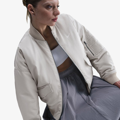 Nike Reversible Bomber Kadın Beyaz Ceket