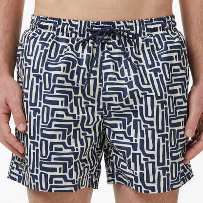 Lacoste Regular Fit Erkek Lacivert Deniz Şortu
