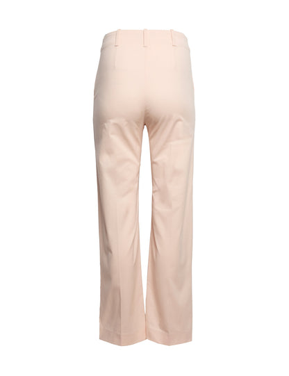 Pamuklu Straight Leg Pantolon