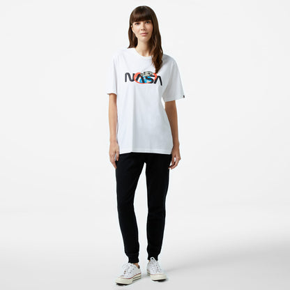 Alpha Industries  Nasa Space Unisex Beyaz T-shirt