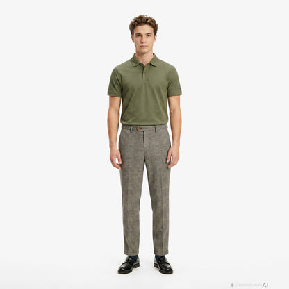 Tommy Hilfiger Elevated Essentials Erkek Yeşil Polo Yaka T-shirt