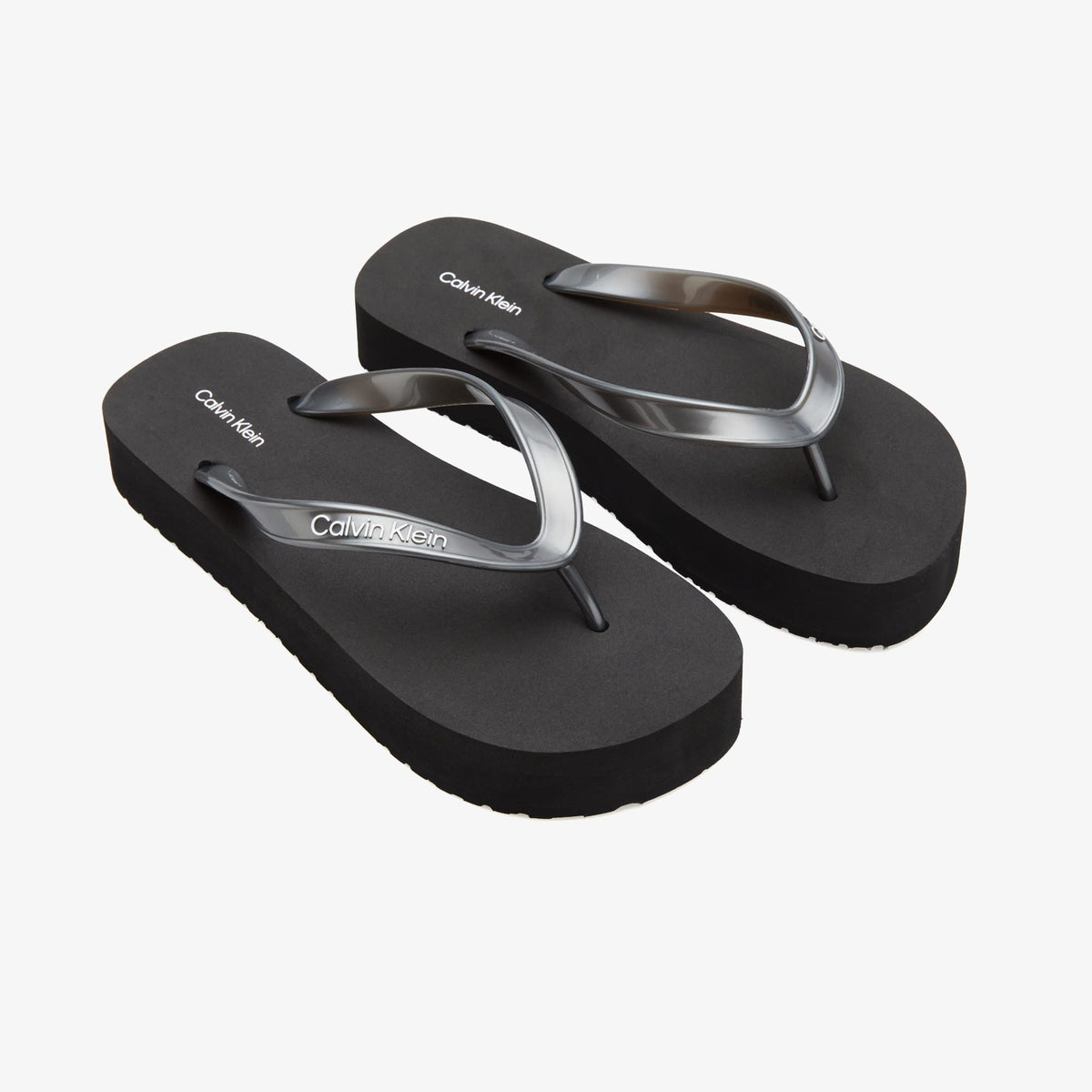Calvin Klein Flatform Flip Flop Kadın Siyah Terlik