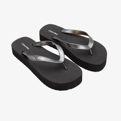 Calvin Klein Flatform Flip Flop Kadın Siyah Terlik