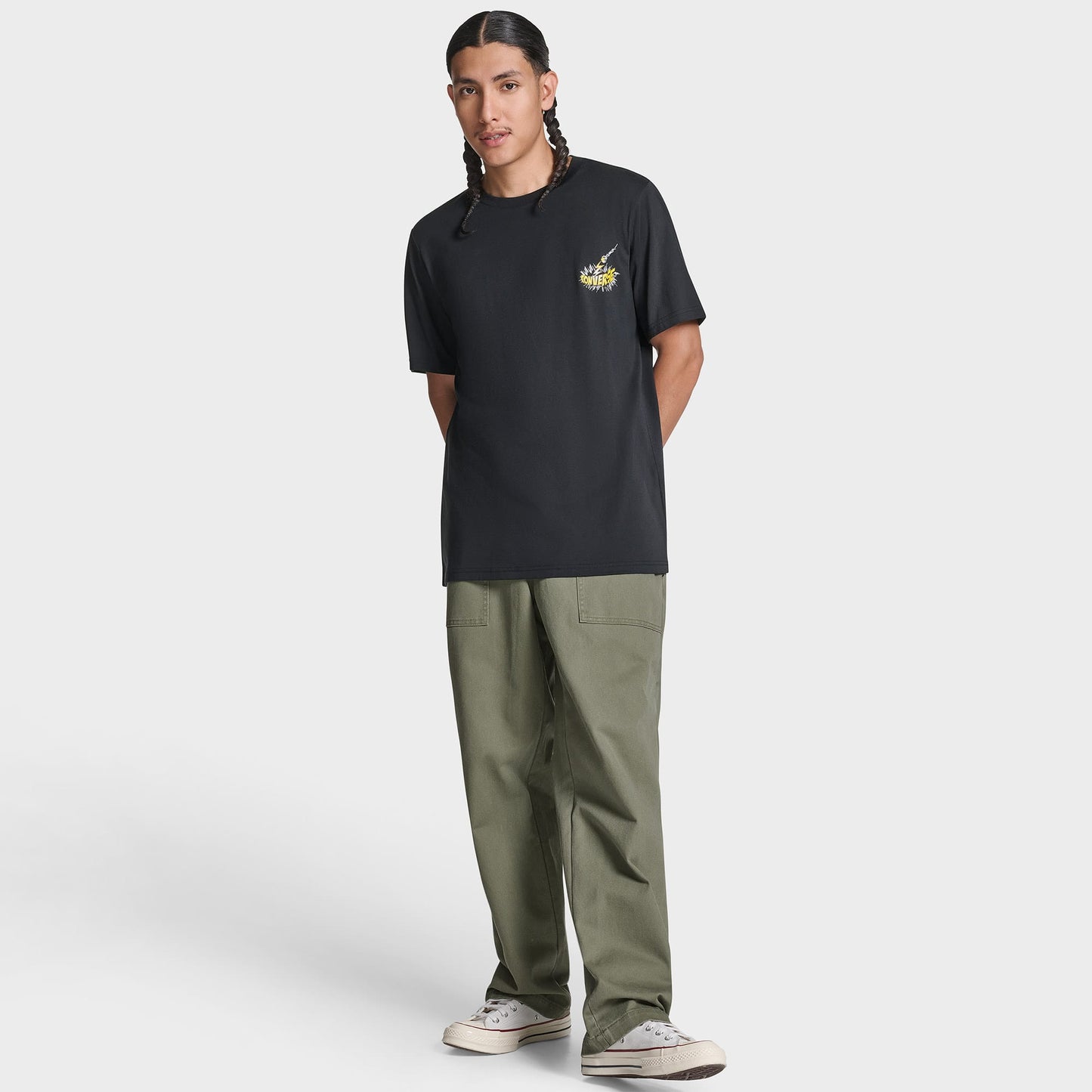 Converse Erkek Siyah T-shirt