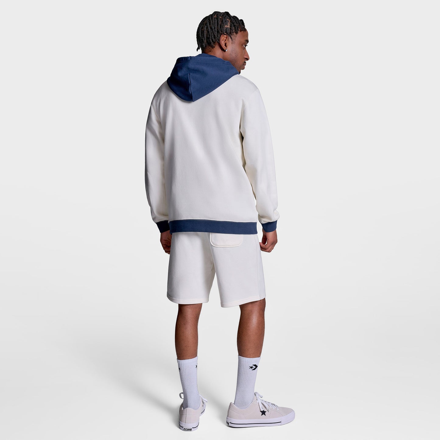 Converse Standard Fit Core Chuck Patch Erkek Krem Sweatshirt