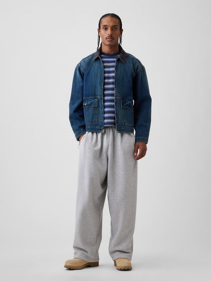 Koyu Yeşil Vintagesoft Baggy Eşofman Altı