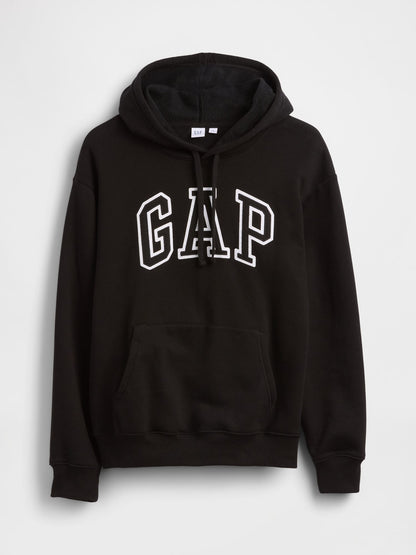 Siyah Gap Logo Fleece Sweatshirt