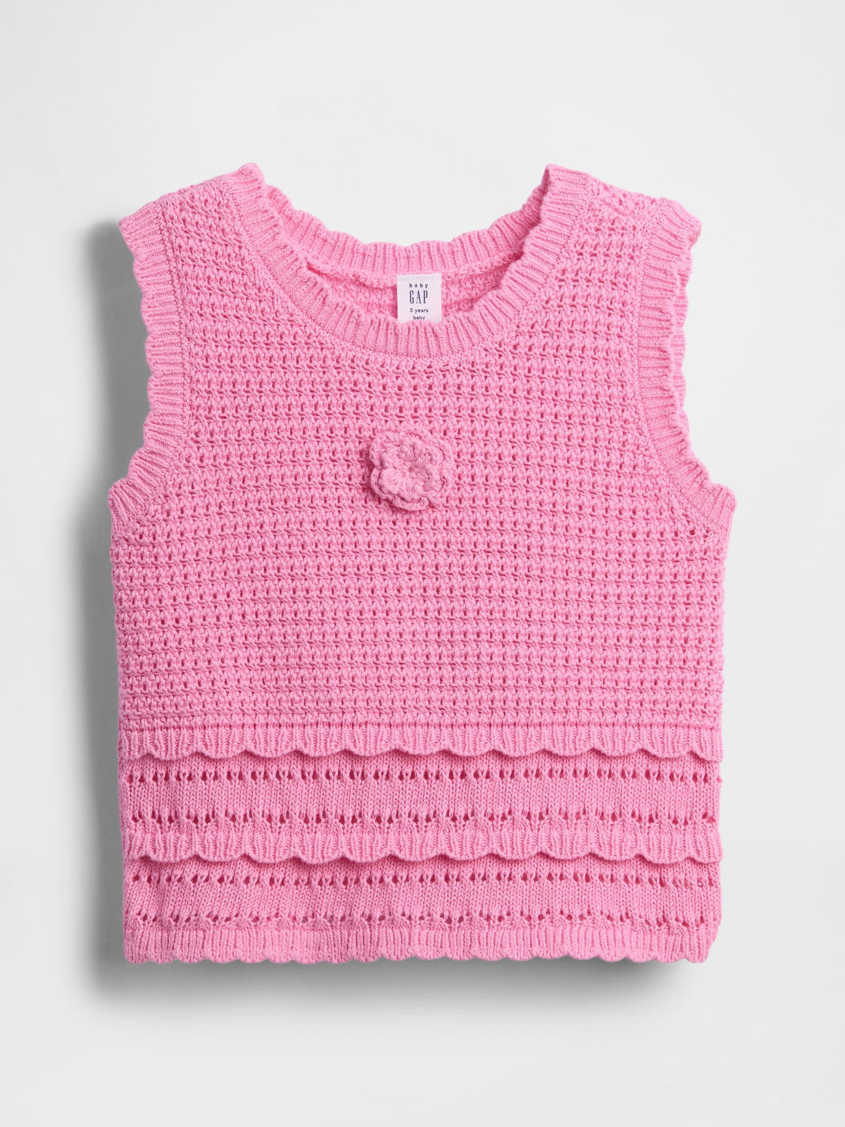 Pembe Crochet Askılı Üst