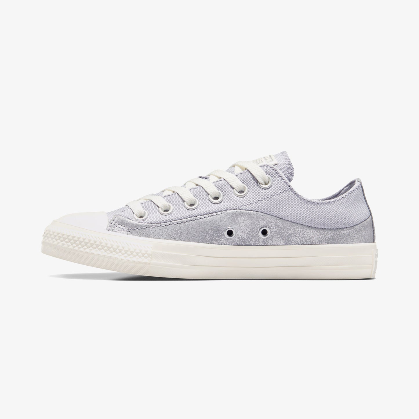 Converse Chuck Taylor All Star Suede Shimmer Unisex Lila Deri Sneaker