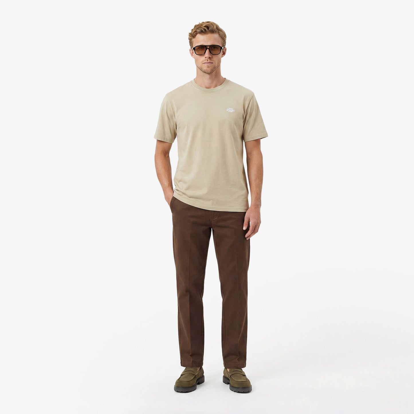 Dickies 247 Loose Garment Dyed Work Erkek Kahverengi Pantolon