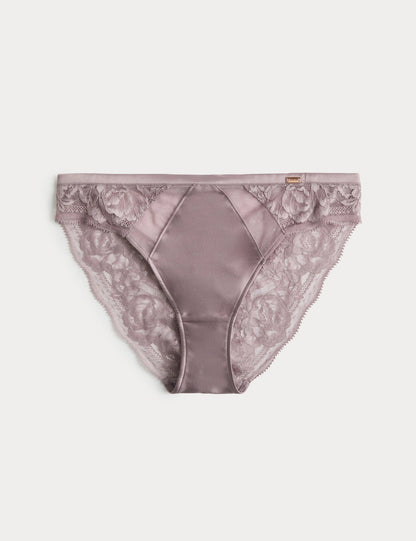 Dantel Detaylı Ipek High Leg Külot