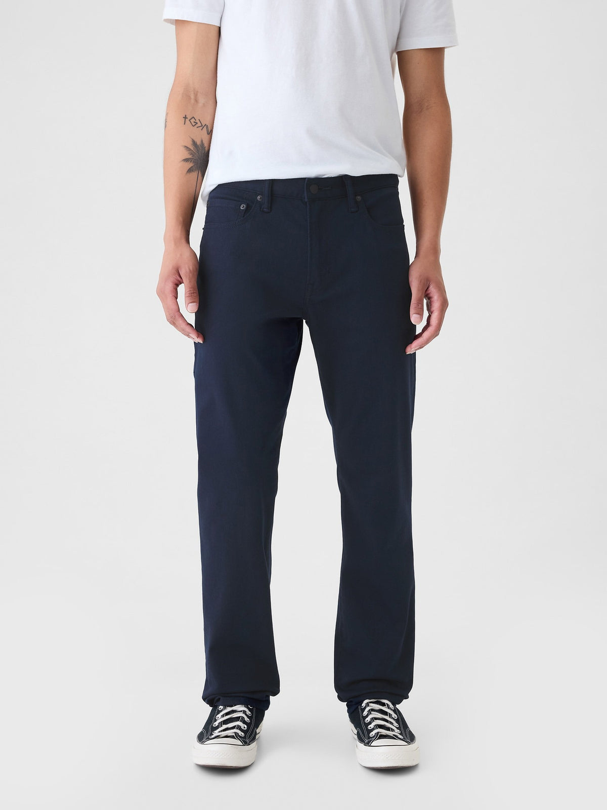 Lacivert Straight Fit City Jean Pantolon
