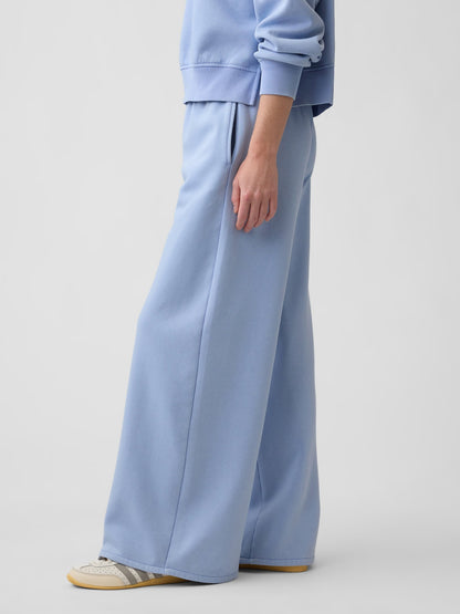 Açık Mavi Vintagesoft Baggy Wide-leg Eşofman Altı