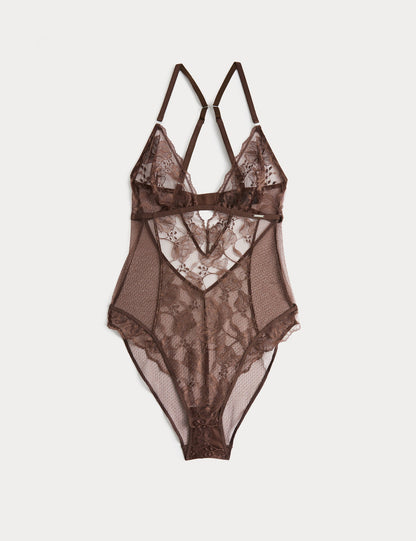 Savannah Dantel Bodysuit