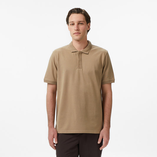 Nautica Erkek Bej Regular Fit Polo Yaka T-shirt