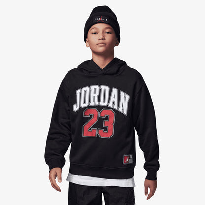Jordan Hbr Fleece Po Çocuk Siyah Günlük Sweatshirt