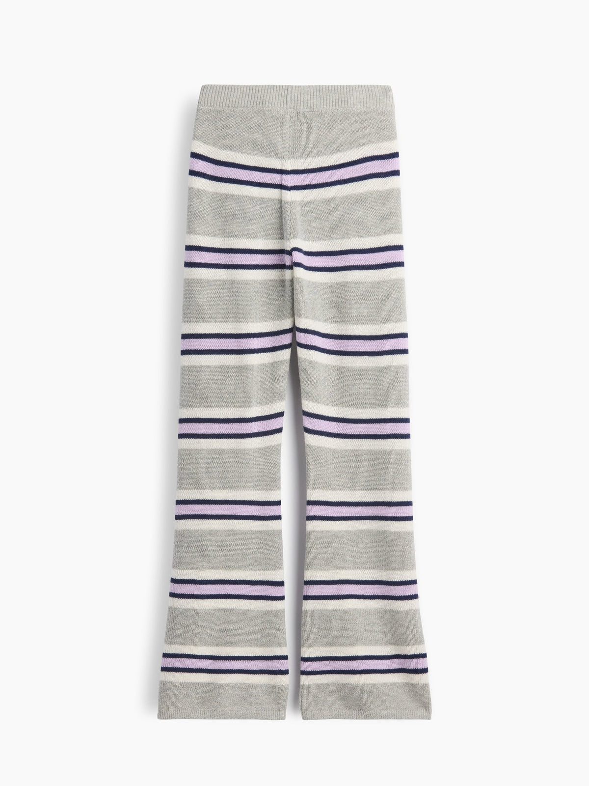Gri Pull-on Flare Pantolon