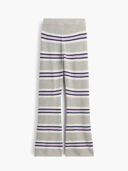 Gri Pull-on Flare Pantolon