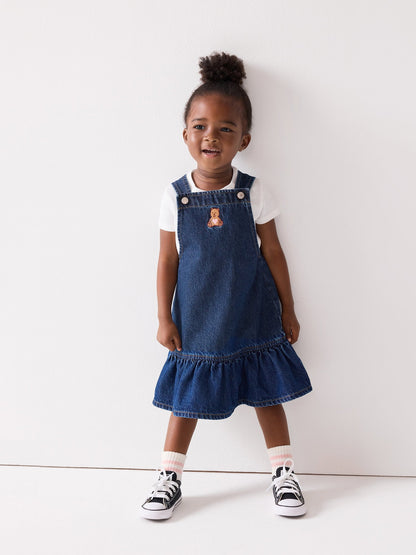 Koyu Mavi Brannan Bear Denim Salopet