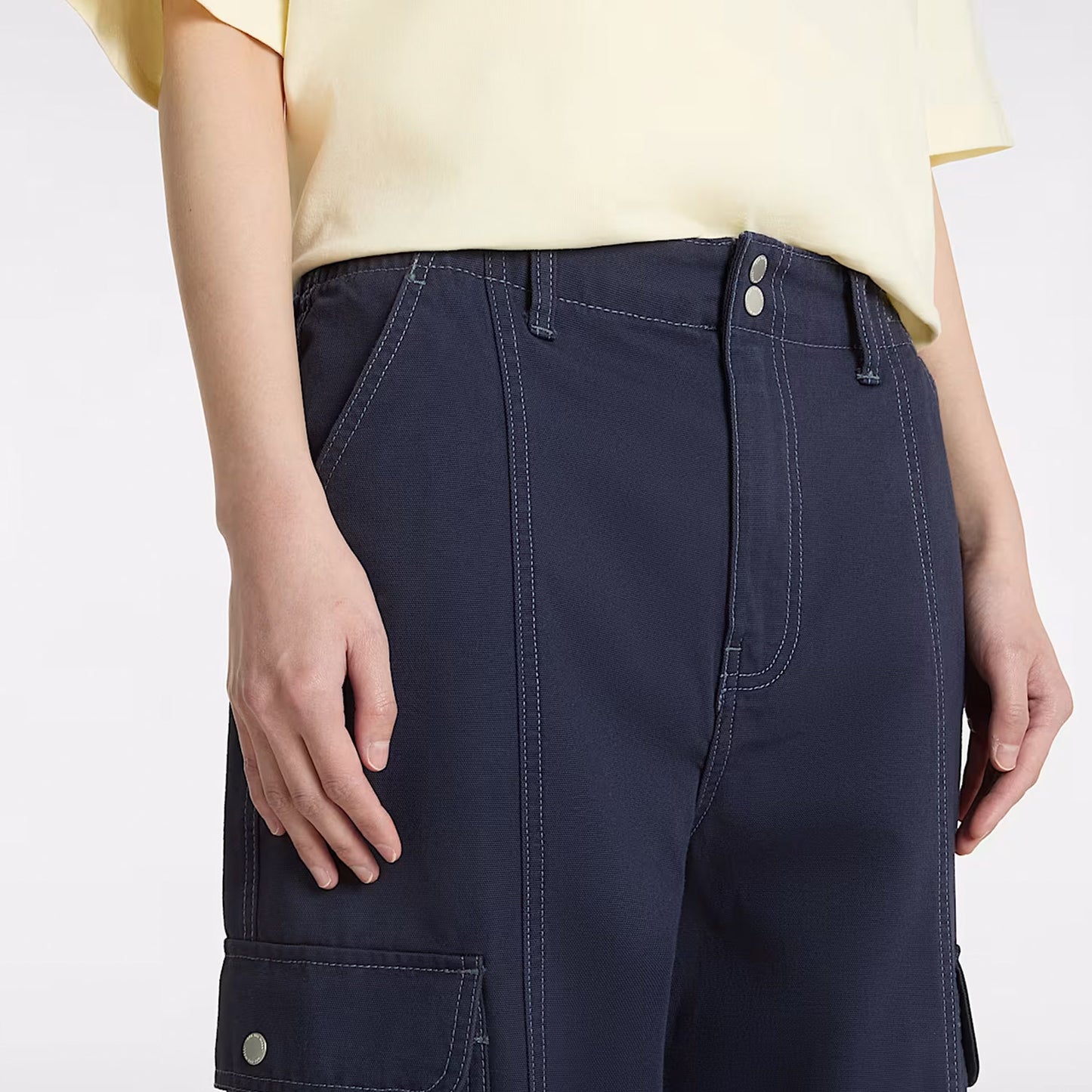 Vans 6oz Canvas Sidewalk Kadın Lacivert Pantolon