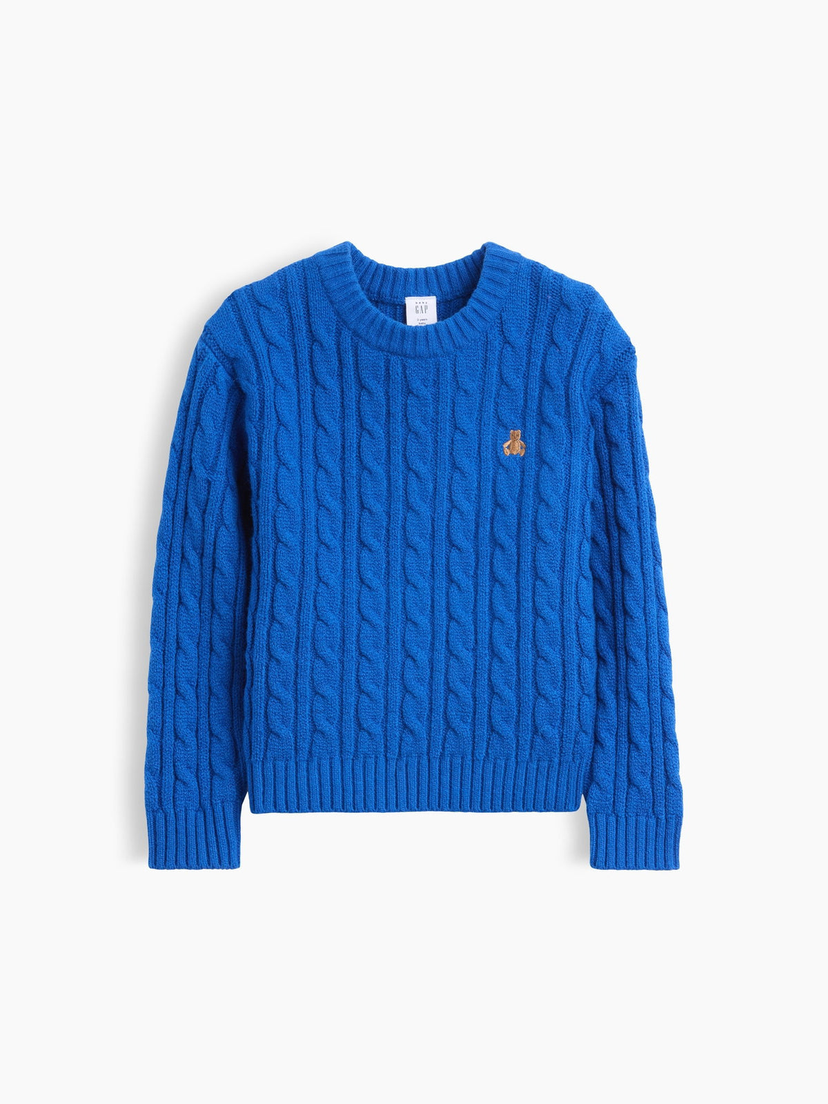 Kobalt Mavisi Cashsoft Cable-knit Kazak