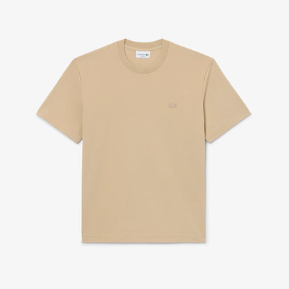 Lacoste Classic Fit Erkek Bej T-shirt