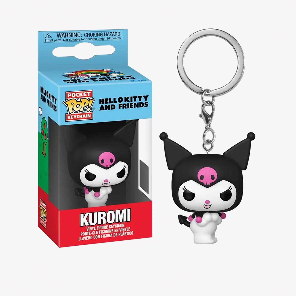 Funko Pocket Pop! Animation: Sanrio - Kuromi Unisex Renkli Figür